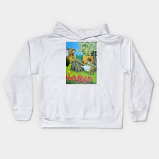 See Saw Margery Daw - Ida Rentoul Outhwaite Kids Hoodie